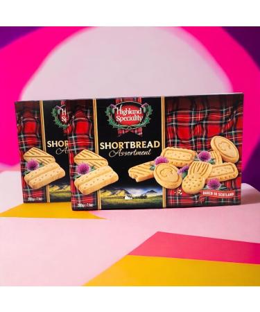 Shortbread Cookies Assortment Traditional Scottish Flavors 200g Twin Pack Tea Party - Buy Online on GoSupps.com