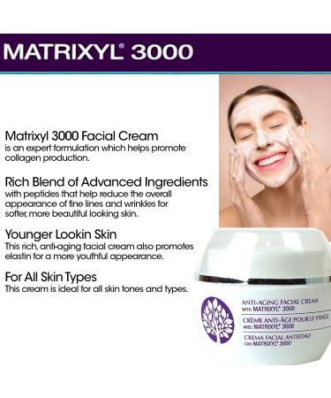 Matrixyl 3000 Facial Cream - 1.6 oz for Youthful Skin | Anti-Aging & Hydrating - Buy Online on GoSupps.com