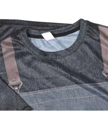 Lurrose Short Sleeve Blouse Clipper Guards Barber Costume Hair Stylist Shirt Breathable Barber Shirt Hair Stylish Jacket Grooming Smock Vest Shirt for Hair Salon Doughnut Cushions - Buy Online on GoSupps.com