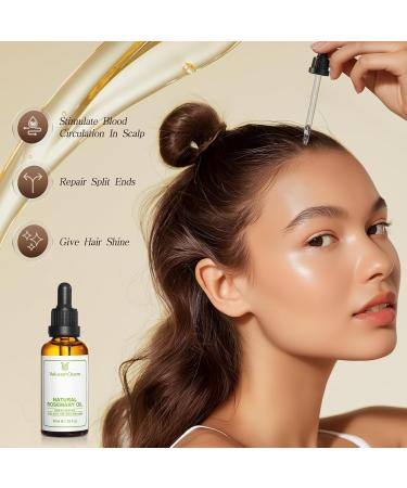 Organic Rosemary Carrier Oil - Essential Oils Mixing Hair & Skin Care 1.75 Floz - Olea Europaea Fruit Oil for All Hair Types - Buy Online on GoSupps.com
