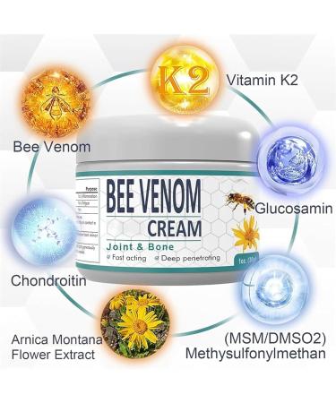 2-Pack Bee Venom Pain Cream | Natural Relief for Arms Waist Legs & More - Fast Shipping Worldwide - Buy Online on GoSupps.com