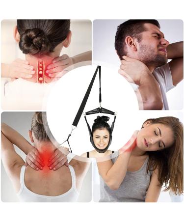 Neck Stretcher - Neck Hammock | Neck Traction Device | Cervical Neck Stretcher | Neck Stretcher Neck Traction Device | Over The Door Traction Device Neck Traction Corrector For Physical Exercise - Buy Online on GoSupps.com