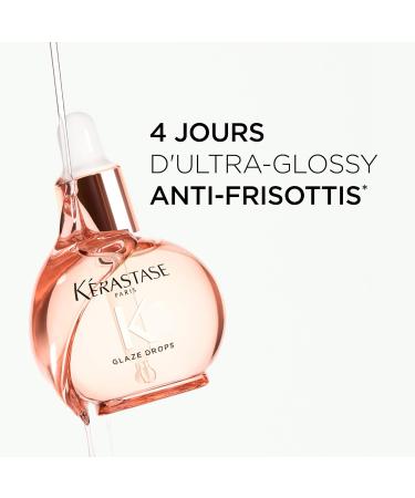 KERASTASE Gloss Absolu - Glaze Drops - Huile Cheveux L g re de Brillance - Adoucit & Discipline - 96H Ultra-Glossy - Huile de Rose Sauvage - Sans Fini Gras - Cheveux Longs Sujets aux Frisottis - 45 ml - Buy Online on GoSupps.com