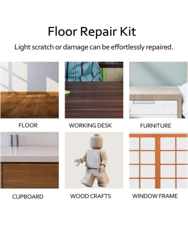 Ultimate Wood & Laminate Floor Scratch Repair Kit | 11-Color Wax Block & Tools for Furniture Mending - Buy Online on GoSupps.com