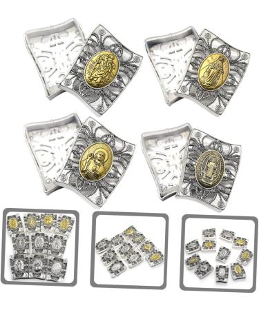 Zerodeko 20 Pcs Box Rosary Box Cage Charms Christian Charms Bracelets Bracelet Jewelry Container Prayer Beads Case Essential Oil Necklace Lugs for Women Travel Gift Box Earrings Zinc Alloy 6.4x5cmx5pcs Goldenx5pcs - Buy Online on GoSupps.com