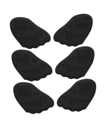 NOLITOY 3 Pairs Half Size Pad Foot Pad Shoe Inserts Shoe Cushions for Men Metatarsal Cushion Insoles for Heels High Heels for Men Half Sole Insole Shoe Non-Slip Mat High Heel Feet Pad 4d