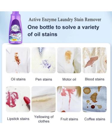 Qosneoun Urcstyle Stain Remover Urcstyle Laundry Stain Remover Homezo Laundry Stain Remover Active Enzyme Laundry Stain Remover Stain Remover for Clothes Quick Laundry Dry Cleaner (3 Pcs) - Buy Online on GoSupps.com