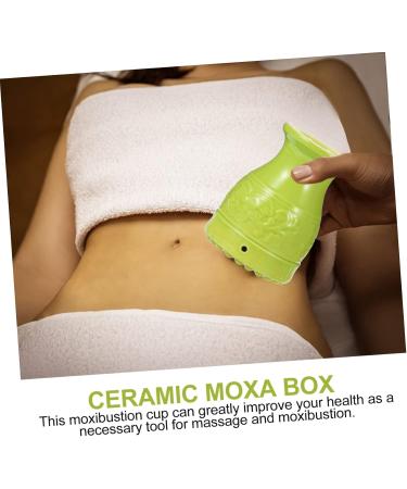 Beaupretty Ceramic Moxibustion Box Set - Moxa Burns Container & Moxibustion Tool for Optimal Healing | International Shipping - Buy Online on GoSupps.com