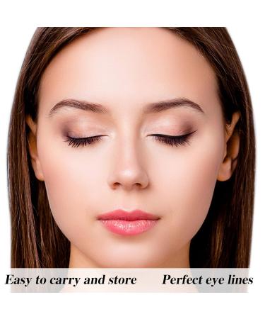 eBoot 100 Pack Disposable Eyeliner Brush Applicator - Clear Makeup Eye Wands - Buy Online on GoSupps.com