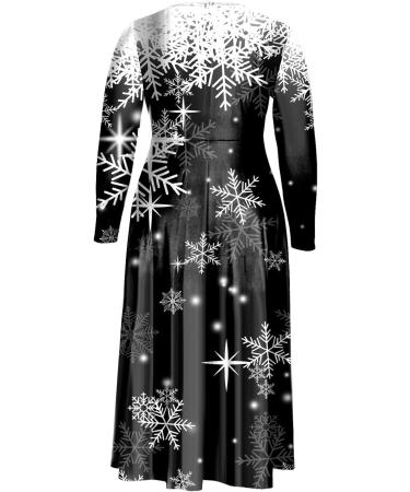 Hanxiulin Black Christmas Sweater Dress Slim Fit Mini Party Dress for Winter Festivities | Perfect Holiday Gift - Buy Online on GoSupps.com
