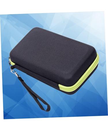 Minkissy Leather Pocket for Men | Electronics Organizer Travel Case & Makeup Bag | Durable EVA Travel Accessories & Razor Bag - Buy Online on GoSupps.com