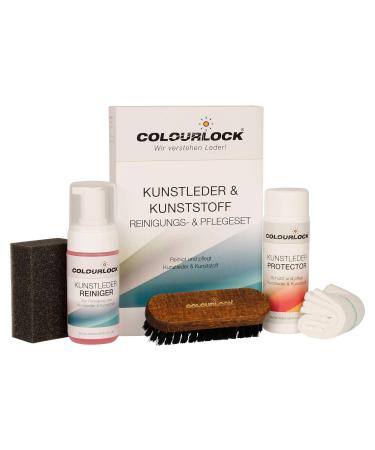 COLOURLOCK artificial leather care set with artificial leather protector 150ml and artificial leather cleaner 125 ml Set cleaner 125ml / protector 150ml