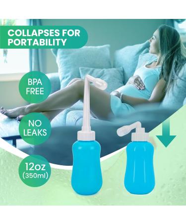 FORET Peri Bottle - Postpartum Essential Portable Bidet for Women Soothe & Clean Perineal Area Compact & Leak-Proof After-Birth Care - Buy Online on GoSupps.com