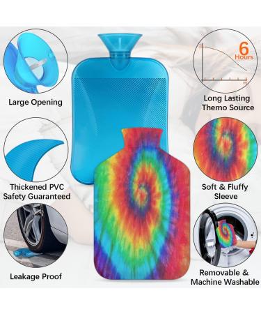 2L Heat Bottle for Pain Relief | Versatile Hot & Cold Therapy | PVC & Batik Design for Menstrual Cramps Feet & Hand Warmers - International Shipping - Buy Online on GoSupps.com