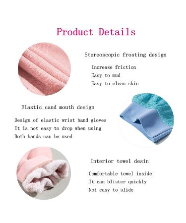 CIDOKAT Exfoliating Glove for Body Scrub - Korean Deep Exfoliating Mitt for Shower - Dead Skin Remover Scrubber - 1Pcs Black - Buy Online on GoSupps.com