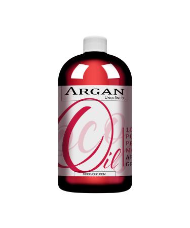 Argan Oil -Cold Pressed 16 oz 100% Pure Natural Extra Virgin Unrefined Grade-a Argan Moroccan Marrakesh Oil Moisturizer Hair Face Lips Body Scalp Skin Hair