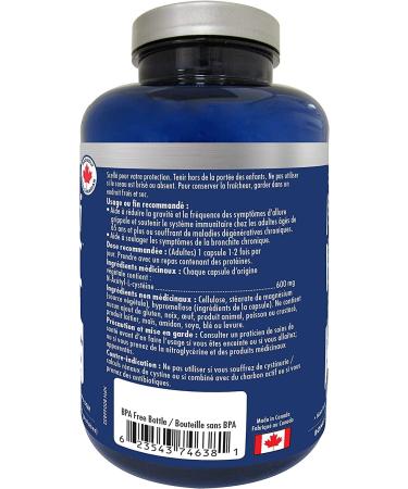 Naka Platinum Nutri NAC (N-Acetyl-L-cysteine) 600 mg per Capsule - Bonus Size 150 Veggie Capsules (120+30 Free) - Buy Online on GoSupps.com