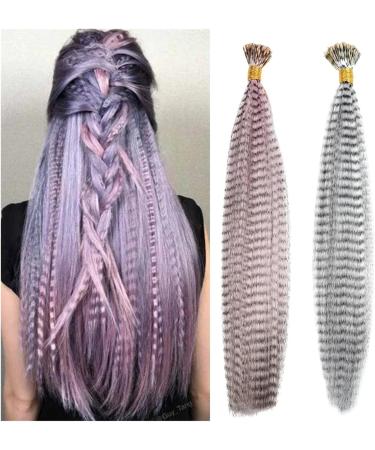 Feather Hair Extension Colored Strands for Hair Feather Extension 20 Pieces Synthetic Hairpiece Fake Hair Feather Hair Extensions crochet hair extension set (Color : 5 Size : 16inches) 16inches 5 - Buy Online on GoSupps.com