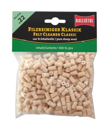BALLISTOL 23193 Felt Cleaner Classic - Barrel Cleaner for Rifle Cal. .22 - 300 pieces