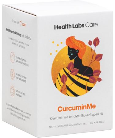 Kurkuma Capsules with Piperine - High Dose Curcuma Extract for Immune Support - Vegan Nutritional Supplement - 60 Pieces - Health Labs Care - Buy Online on GoSupps.com