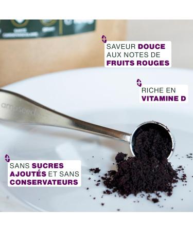  Amoseeds Organic Acai Powder 100g | Antioxidant Vitality | Superior Quality No Added Sugar (Pack of 3 x 100G) - Buy Online on GoSupps.com