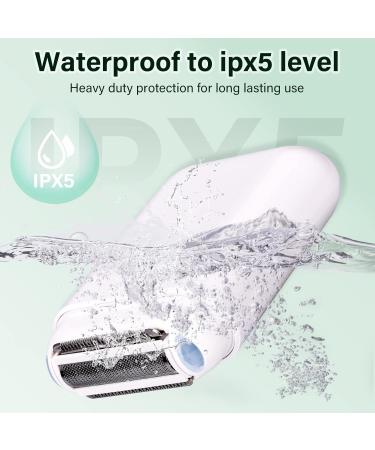 IPX5 Waterproof Electric Shaver for Women - Mini Epilator for Legs Arms & Intimate Areas - Buy Online on GoSupps.com