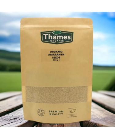 Premium Organic Amaranth Seeds (500g) - Nutrient-Rich Superfood - Buy Online on GoSupps.com