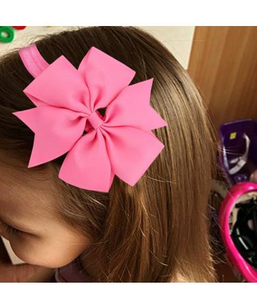 Chstarina 20pcs Baby Girl Hair Bows & Headbands | Cute Girls Hair Accessories for Newborns Toddlers & Kids - Buy Online on GoSupps.com