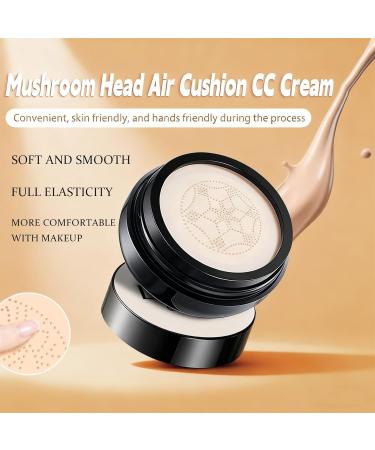 Makeup Foundation for Older Women 2026 New Mushroom Head Air Cushion CC Cream - BB Cream Foundation Makeup Moisturizing Concealer Lightweight Long-Lasting Full Coverage Evens Skin Tone (Natural color) - Buy Online on GoSupps.com