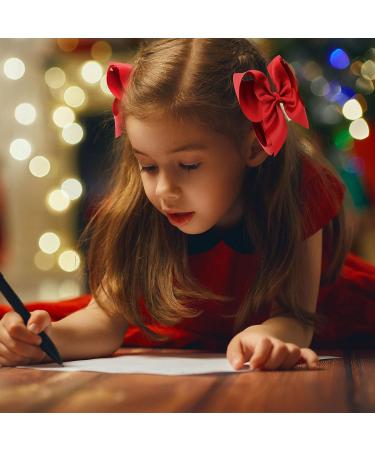 Whaler Hair Loop Clips - 15.2 cm Red Fashionable Hair Accessories for Girls Women & Toddlers - 2 Pack - Buy Online on GoSupps.com