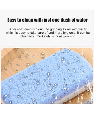 Xvilmaun Foot Pumice Stone | Double-Sided Pumice Stone for Removing Calluses on The Feet Foot Pumice Stone Care Foot Stone for Heels Elbows Hands Blue - Buy Online on GoSupps.com