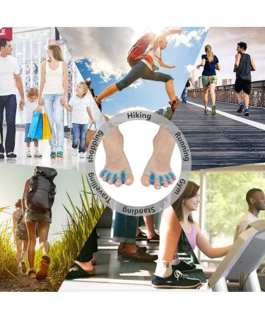 Gel Toe Separators for Bunion and Hammer Toe Correction - 2 Pair Set for Manicure, Running, Pedicure - Toe Spacer for Men and Women - Buy Online on GoSupps.com