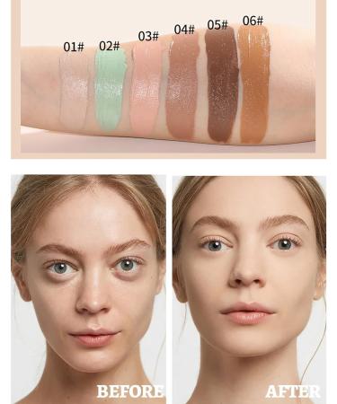 6 Color Concealer Face Body Lasting Full Coverage Concealer For Dark Circles(10ML) Eye Stick Coverage Moisturising Water-proof Long Lasting Strong Under Eye (A One Size) 1 count (Pack of 1) A - Buy Online on GoSupps.com