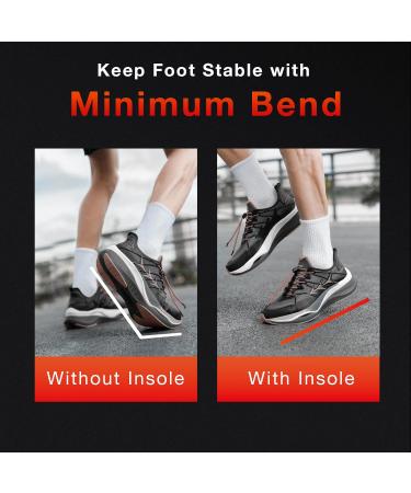 Carbon Fiber Insole for Hallux Rigidus & Foot Fractures | Rigid Shoe Insert for Sports | Fits Men 9/Women 10 - International Shipping - Buy Online on GoSupps.com