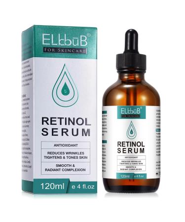 Retinol Serum - Retinol Liposome Delivery System with Hyaluronic Acid and Vitamin E Aloe Anti Aging Retinol Serum for Skin Repair Fine Line and Wrinkles 4 Fl Oz (Pack of 1)