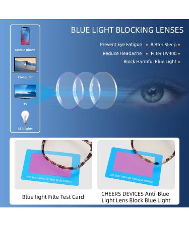 Buy Blue Light Blocking Glasses - Purple Gradient Pink | Reduce Eye Strain for Reading Gaming TV & Night Driving | Unisex UV Protection - Buy Online on GoSupps.com