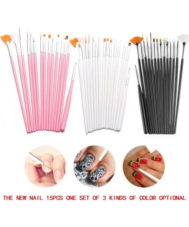 TARSHYRY 31PCS Nail Brush Pen Set Nail Art Brushes Brushes Gel Painting Acrylic Tools for DIY Art Design (WHITE) - Buy Online on GoSupps.com