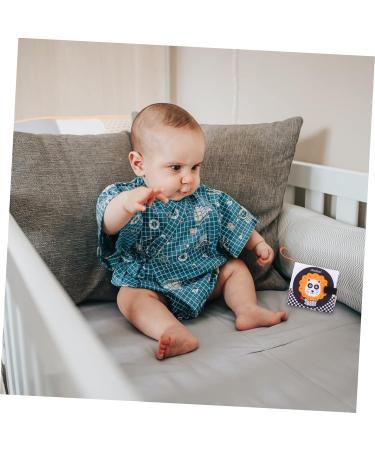 Shop Abaodam 2-in-1 Fabric Book Toy for Babies | Soft Early Education & Kidcraft Game Set - White Peachy Design - Buy Online on GoSupps.com