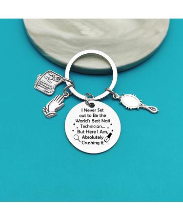 Ximalun Nail Tech Gifts Keyring Nail Technician Gifts Manicurist Graduation Gifts Beautician Gifts Nail Stylist Gifts Christmas Birthday Gifts Nail Tech Gifts for Women - Buy Online on GoSupps.com