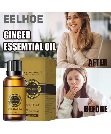 Lovilds Lymphatic Ginger Oil - Natural Belly Drainage & Massage Oil (5PCs) | Essential Relaxation & Wellness - Buy Online on GoSupps.com