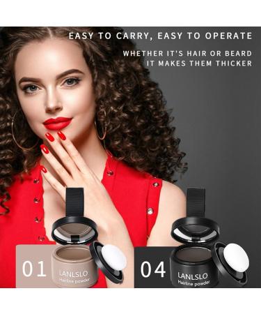 Root Touch Up Hair Powder Root Cover Up Hairline Shadow Powder for Thinning Hair Hairline Powder Hair Root Dye Instantly Hair Color Shadow Cover Gray Hair Root Thin Hair Powder(Dark Brown) 01 - Buy Online on GoSupps.com