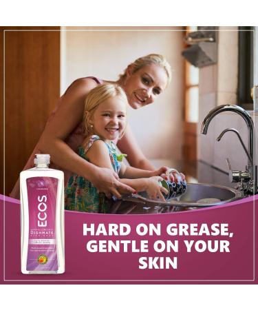 Earth Friendly ECOS Dishmate Dishwashing Liquid - Natural Lavender 25 oz | Eco-Friendly Cleaners for International Shipping - Buy Online on GoSupps.com