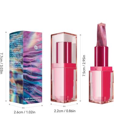  Hugsweet Hugsweet Glitter Lip Gloss Long-Lasting Shimmering Lipstick | Pearlescent Glitter Lipstick Moisturizing Lip Balm with Shimmering Lipstick Waterproof Cosmetics - Buy Online on GoSupps.com