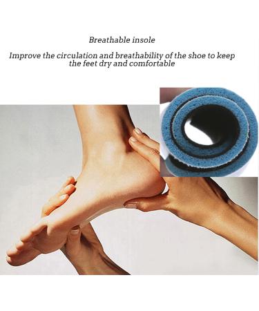 LEEWEE Orthopedic Diabetic Walking Shoes - Adjustable Straps, Non-Slip & Flexible - Black Size 47 - Buy Online on GoSupps.com