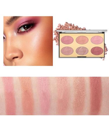 6 Palette Contouring and HigPalette Professional Facial Beauty Cosmetic Contouring and Highlight N1 - Buy Online on GoSupps.com