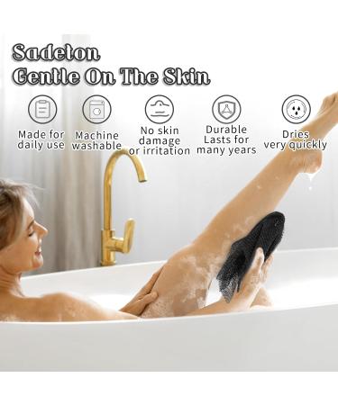 Shop African Bath Sponge - Long Net Exfoliating Body Scrubber for Men & Women - Dead Skin Removal & Skin Smoothing - Buy Online on GoSupps.com