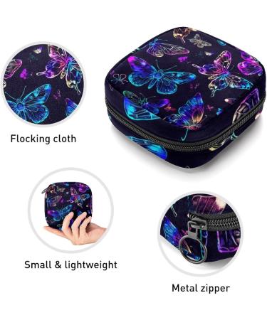MuooouM Portable Zipper Storage Bag for Women - Neon Colors Perfect for Teenagers & Girls | 4.7x6.6x6.6 in - Buy Online on GoSupps.com