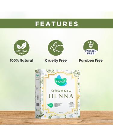 Organic Vegetable Henna Powder - 100g | Natural Hair Dye | Shop Internationally - Buy Online on GoSupps.com