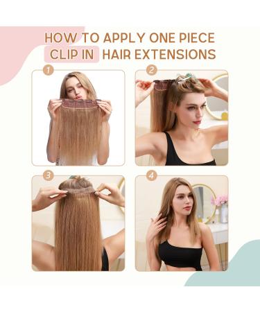 Elailite Clip In Extensions - Real Human Hair 3/4 Full Head 5 Clips 45cm Dark Brown #02 - Smooth & Natural Look - Buy Online on GoSupps.com