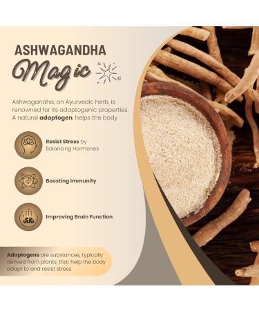 Blend Core Ashwagandha with Black Pepper Ashwagandha Supplements 60 Count Pure Ashwagandha Capsules for Immune Support, Energy Boost Non-GMO Vegan Friendly Ashwagandha Complex - Buy Online on GoSupps.com